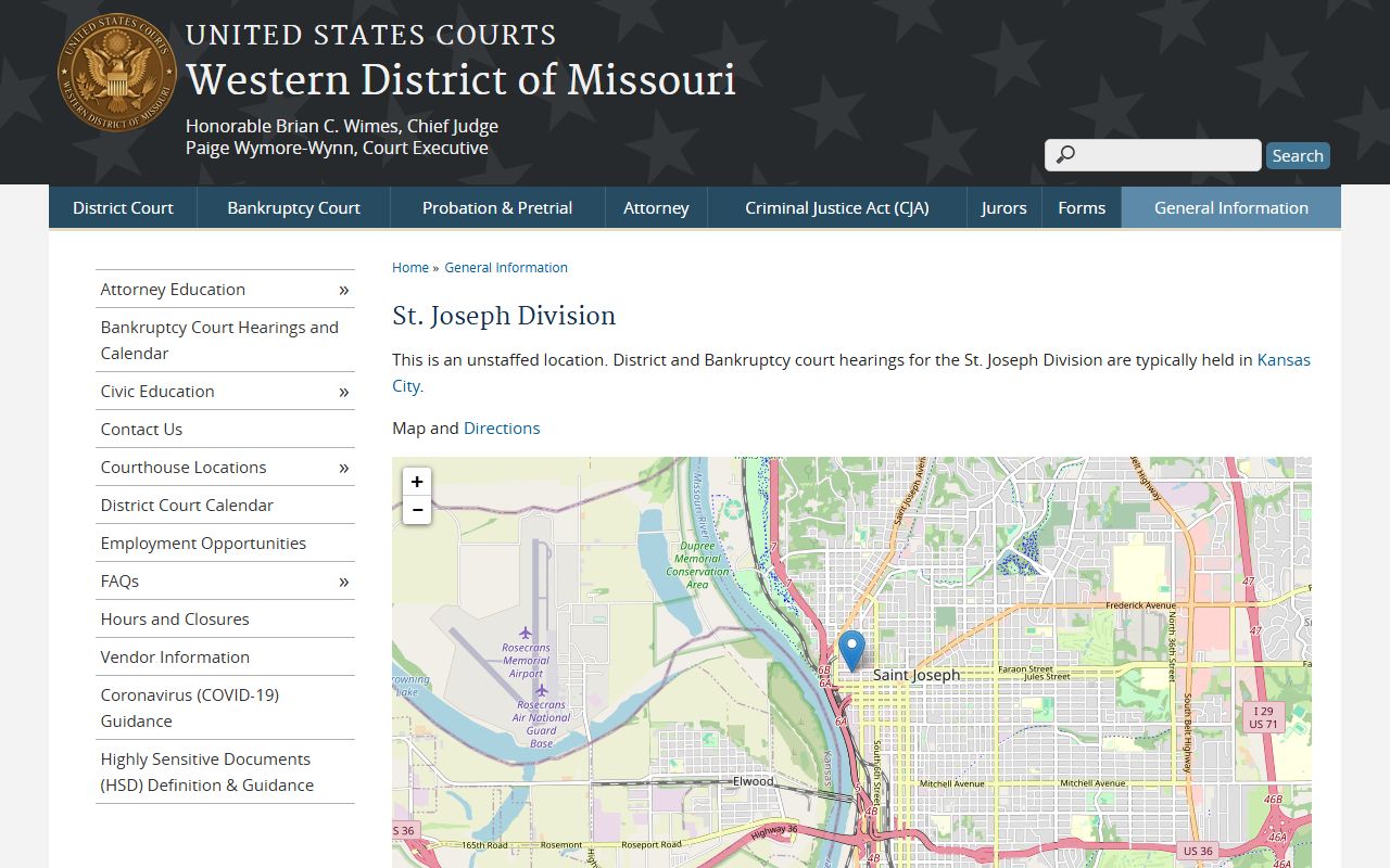 Atchison County Circuit Court St Joseph federal division source