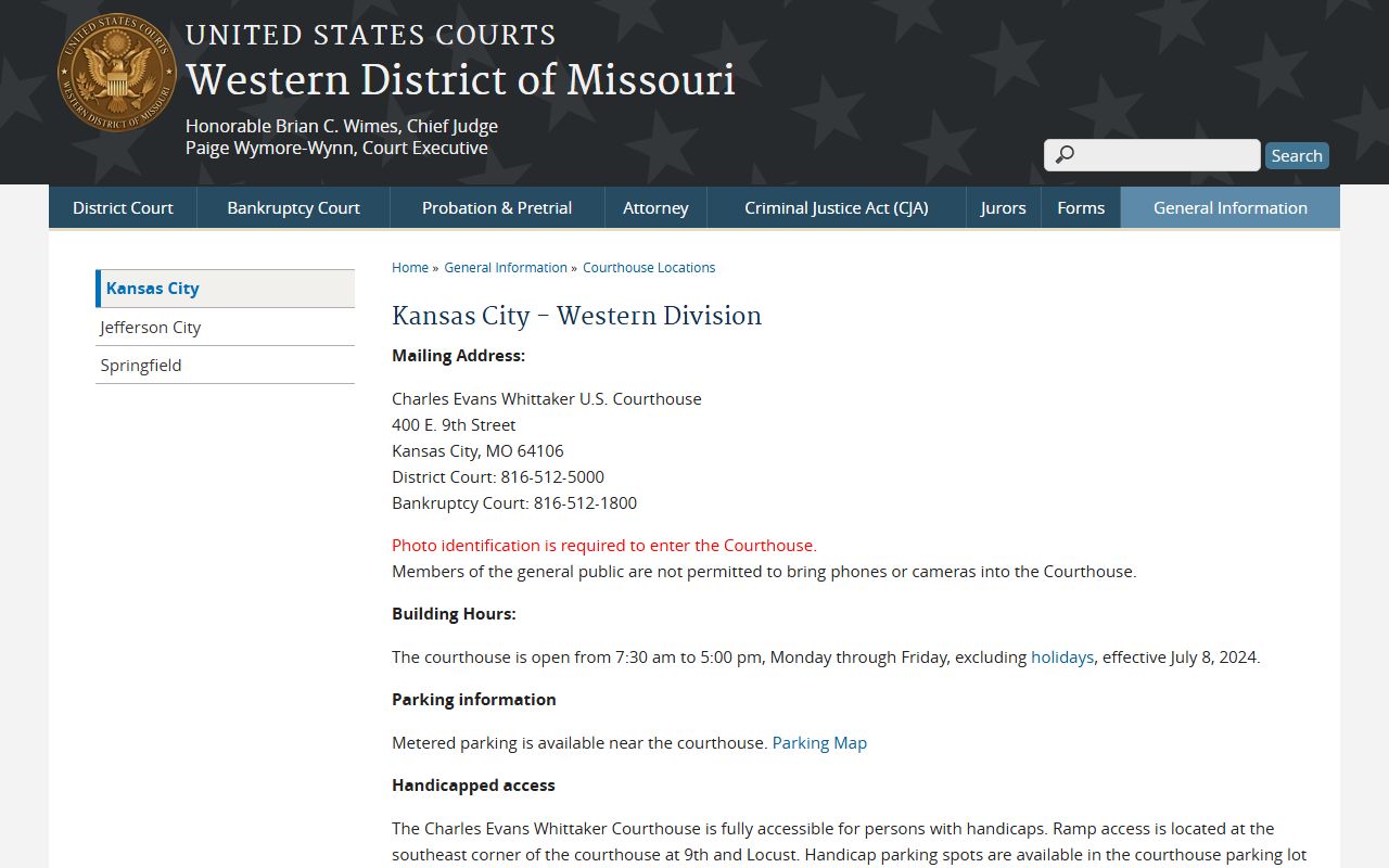 Atchison County Circuit Court federal Kansas City division source